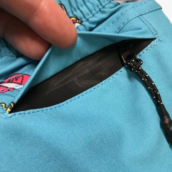 Sovereign Code Kai Printed Swim Shorts Boys 18M Pool Shark Teal NWT - Picture 7 of 7